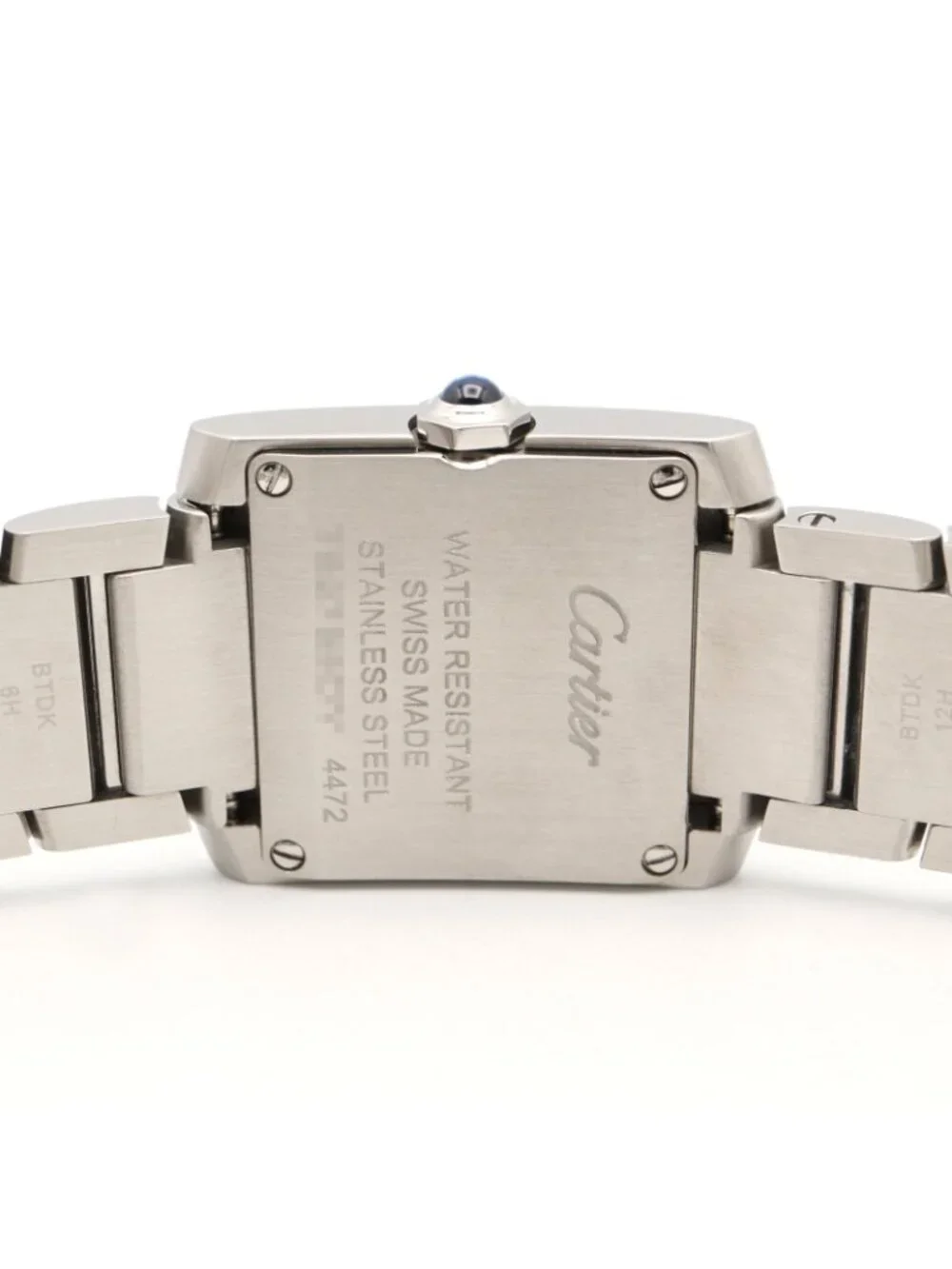 Cartier Watch Tank Francaise SM Silver Stainless Steel